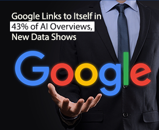 EGoogle Links to Itself in 43% of AI Overviews