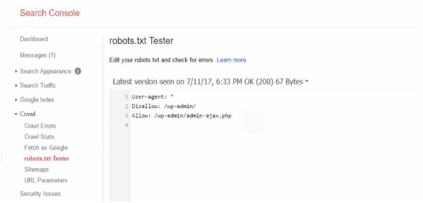 robots.txt tester