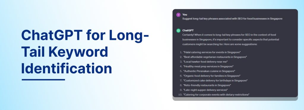 ChatGPT keyword research