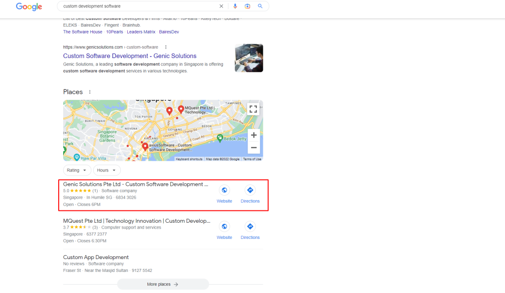 Local SEO optimization