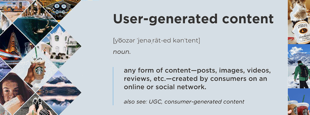 User generated content