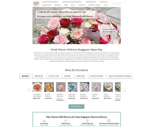 Case Study – KXH Flowers